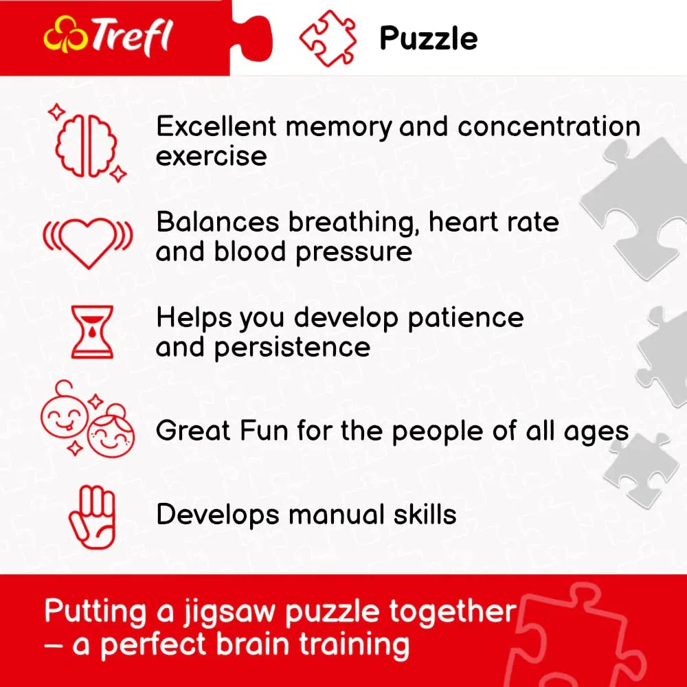 Trefl, Puzzle, Isola di Murano, Venezia, 2000 Pezzi, Alta Qualità, Italia, Paesaggio, Vista Romantica, Puzzle Vacanza, per Adulti e Bambini da 12 anni
