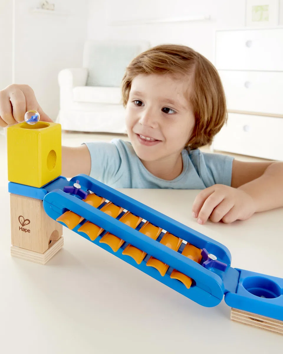 Hape Quadrilla - Scivolo Sonoro | Aggiungi musica alla corsa delle biglie con il binario a xilofono adatto dai 4 anni in su