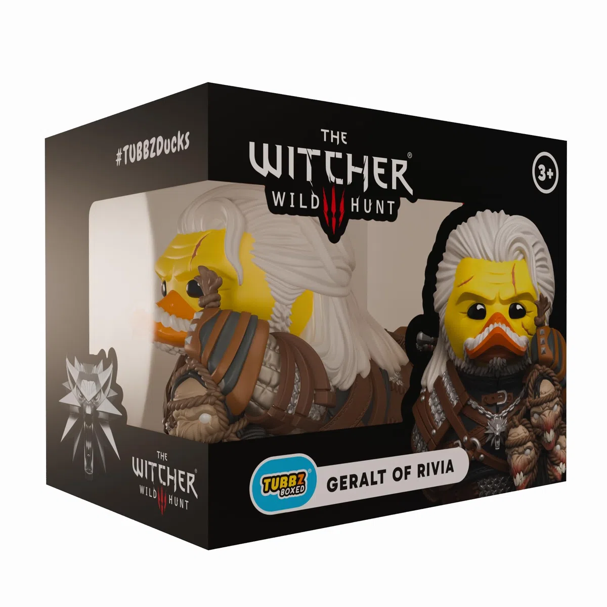 TUBBZ Edizione Scatola: The Witcher – Geralt of Rivia Anatra Cosplay da Collezione in Vinile – Prodotto Ufficiale per i Fan di Witcher