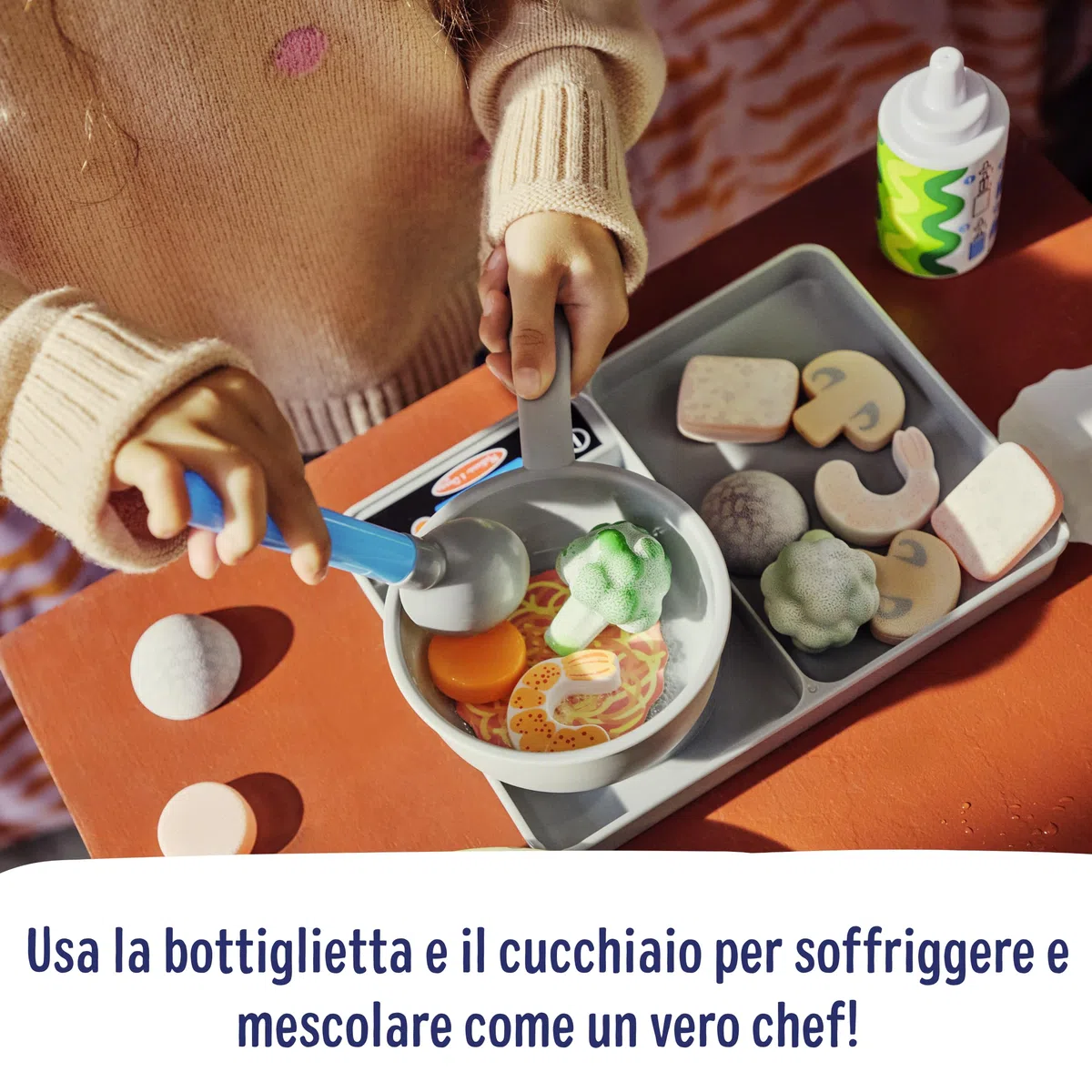 Melissa & Doug Set Water WOW! Piano Cottura - Fornello Giocattolo Cuoci e Mescola, Gioco Educativo con Cibo che Cambia Colore con l'Acqua, Regalo per Bambini e Bambine, 3+ Anni