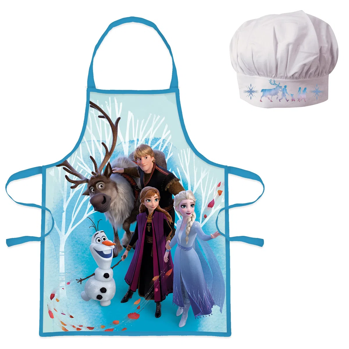 Grembiule Cucina Bambina, Set Chef e Cappello, Vestito Cuoco Bambino, Grembiule e Cappello regolabile per pittura, Costume Cuoco Bambino, Elsa-2