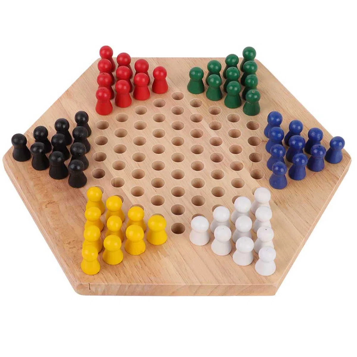 Set Dama Cinese, Set di Pedine Colorate per Interno/Esterno di Giochi da Tavolo Educativi per Bambini Gioco da Tavolo Cinese per Famiglie Forniture Per Scacchi E Carte