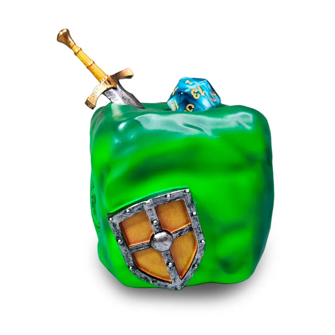 DND Gelatinoso Cube, Dice Prigione, Time Out, Punire I Tuoi Dadi Poliedrici, D&D, Dungeon Master