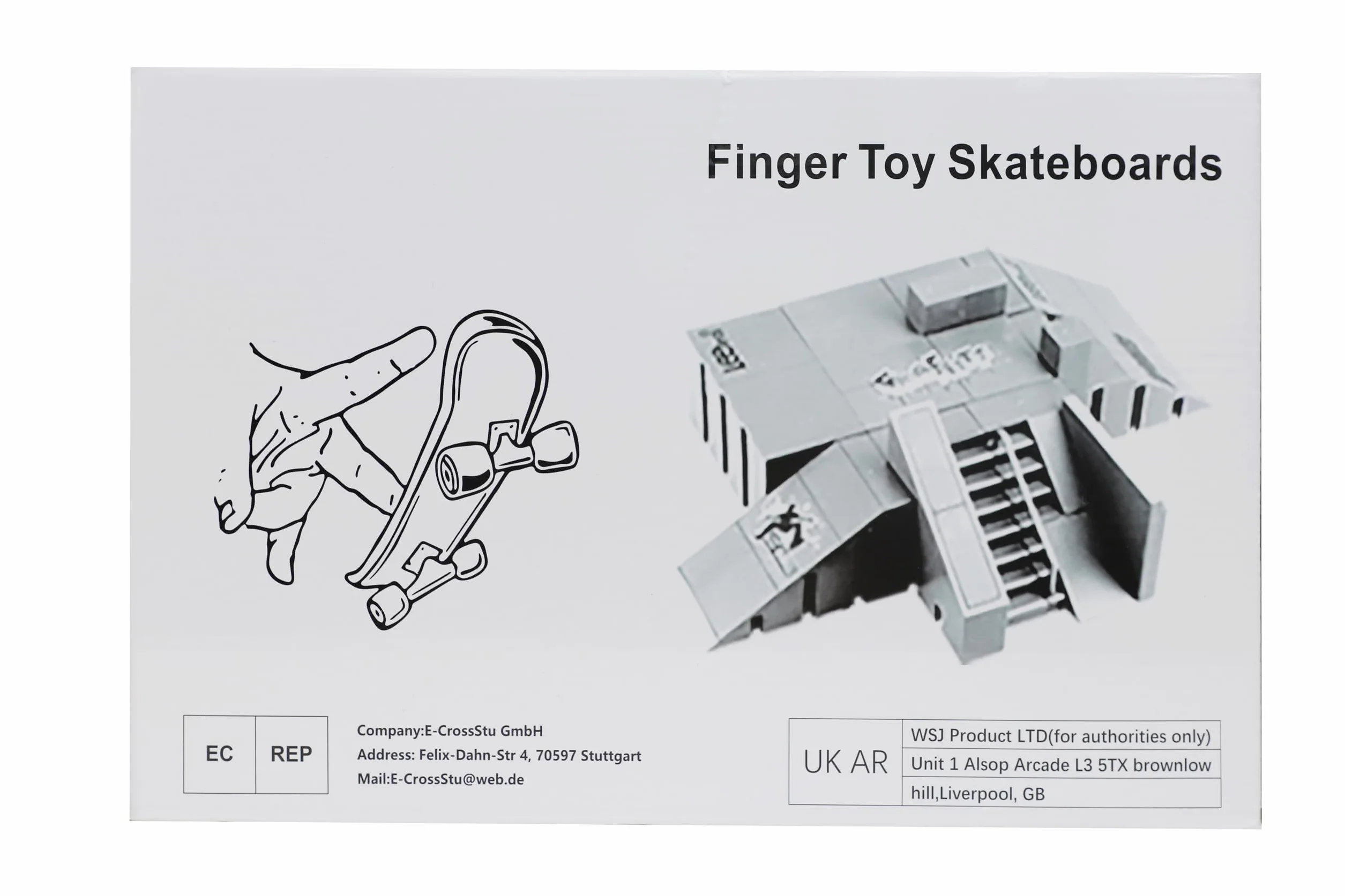 Skate Park Kit Finger Toys Rampa Parti per Skateboard Tastiera Rampa Parte Formazione Puntelli