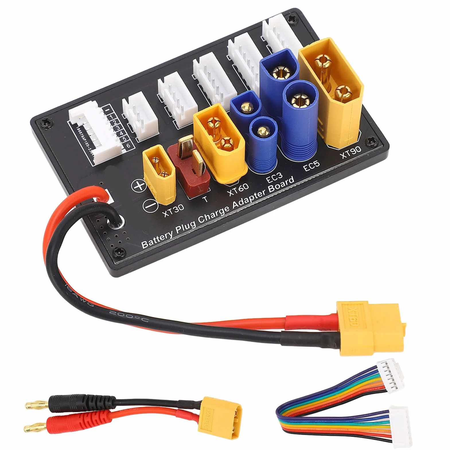 Scheda di Ricarica Parallela 6S XT90, XT30, EC3, EC5, T, XT60 per IMAX B6 UN A6, Leggera e Compatta, Efficiente e, Adatta a Vari Settori, Connettore Inductrix Ultra Micro