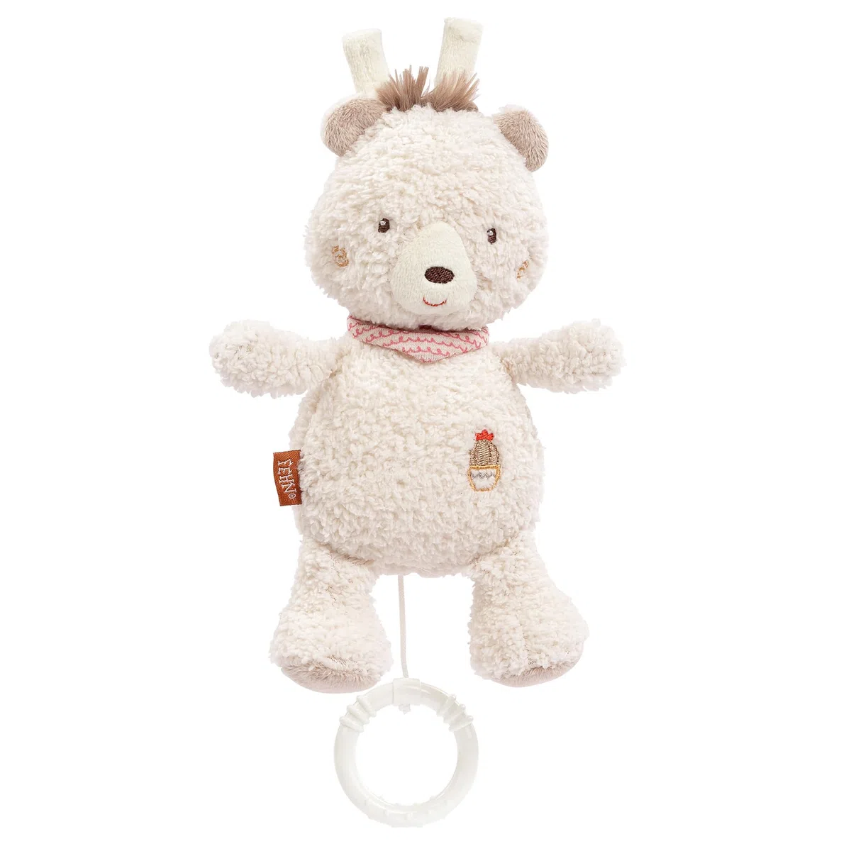 Fehn carillon orso - peluche e aiuto per addormentarsi: Carillon a carica con dolce melodia ninna nanna di Mozart calma in ogni situazione - per neonati e bambini da 0 mesi