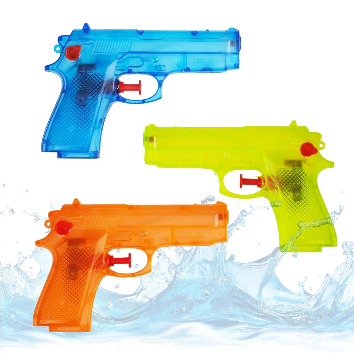 Set di 30 pistole ad acqua, 12 cm, per bambini e adulti, con portata elevata, pistola a spruzzo ad acqua, piccola per bambini (30 x pistola ad acqua, 12 cm)