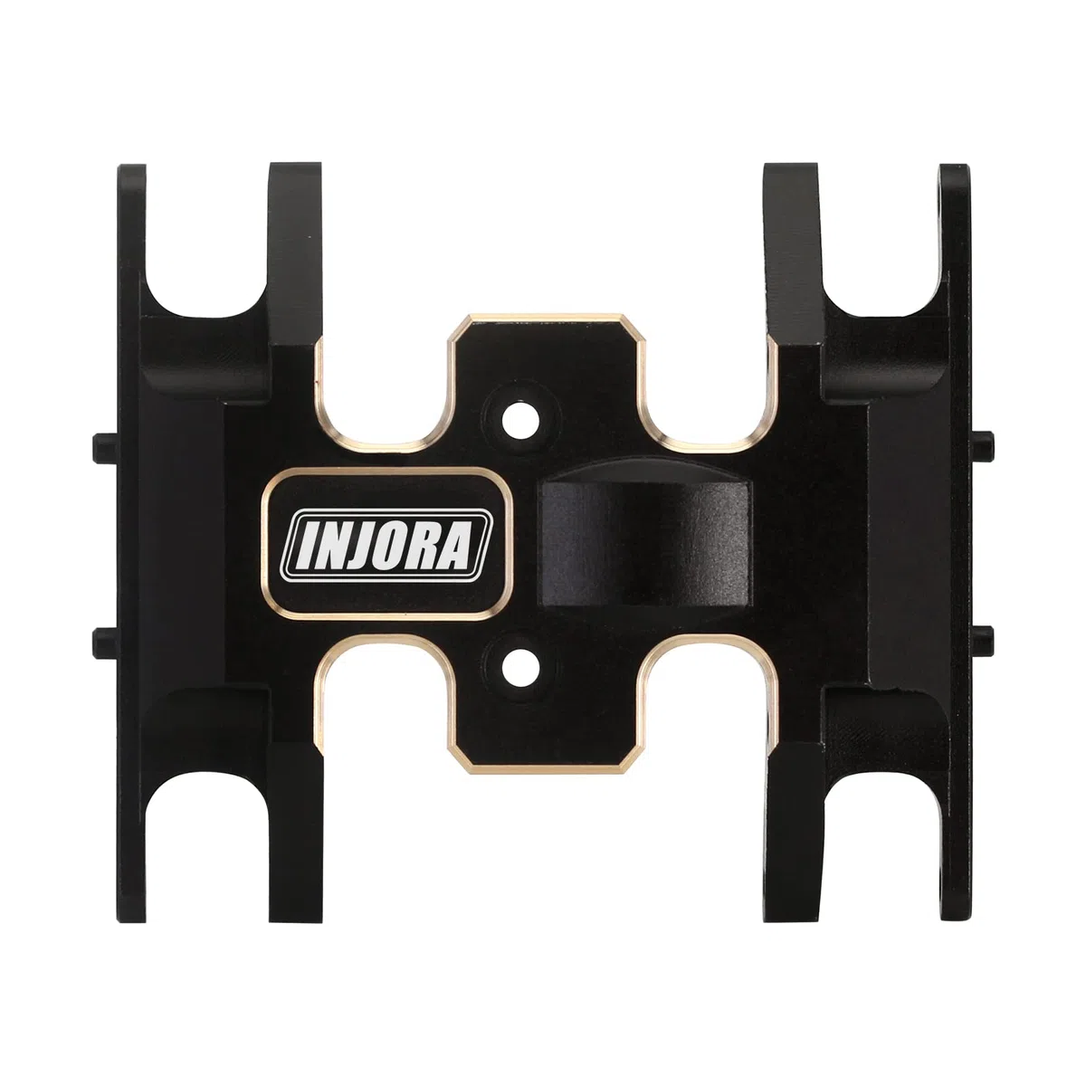 INJORA RC Skid Plate Rivestimento Nero Pesante Contrappeso Telaio Accessori Piastra Paramotore per 1/24 RC Crawler Car Axial SCX24 Aggiorna Le Parti