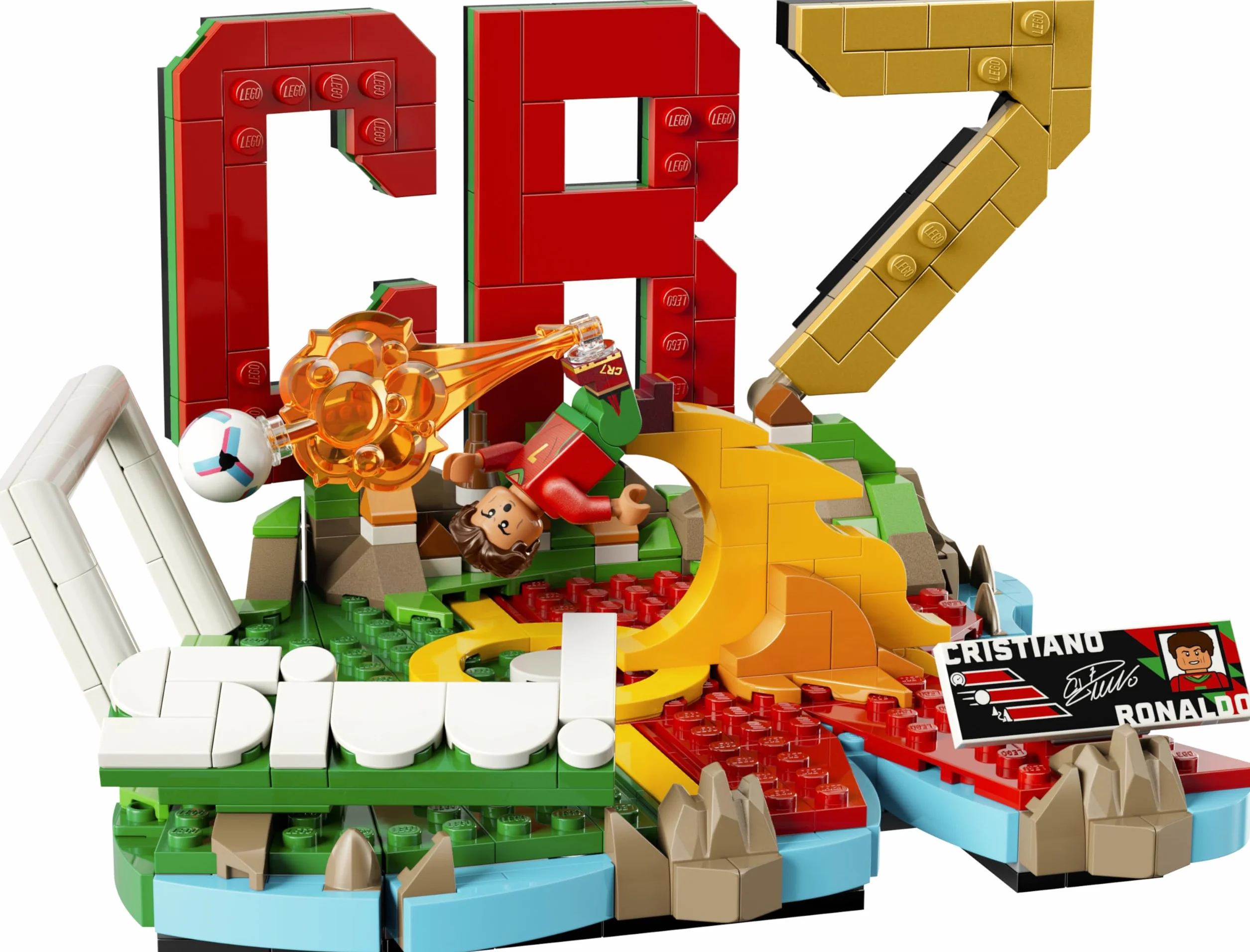 LEGO Cristiano Ronaldo Minifigure 3D Model 43012