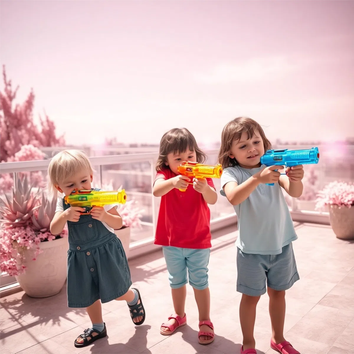 Set di 30 pistole ad acqua, 12 cm, per bambini e adulti, con portata elevata, pistola a spruzzo ad acqua, piccola per bambini (30 x pistola ad acqua, 12 cm)