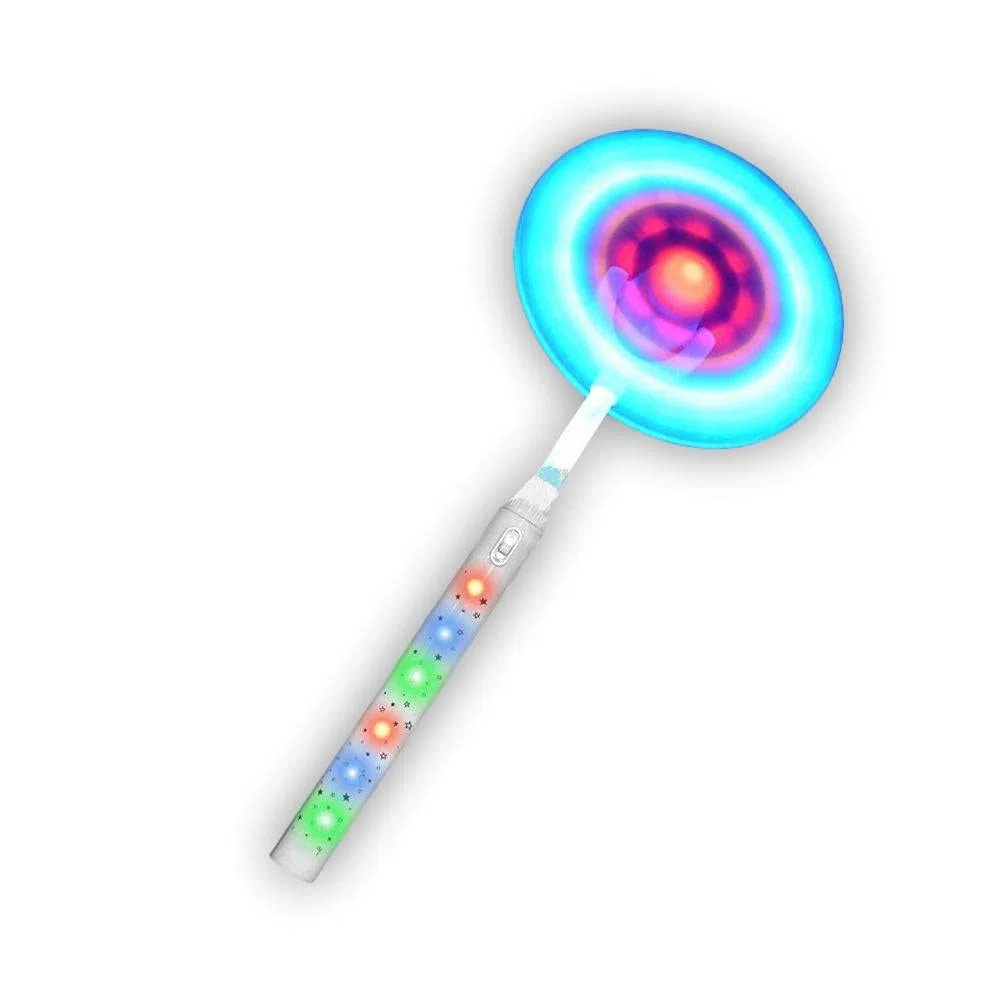 The Glowhouse Flashing Swivel Fan LED Light Up Mulino a Vento regolabile Spinning Toy