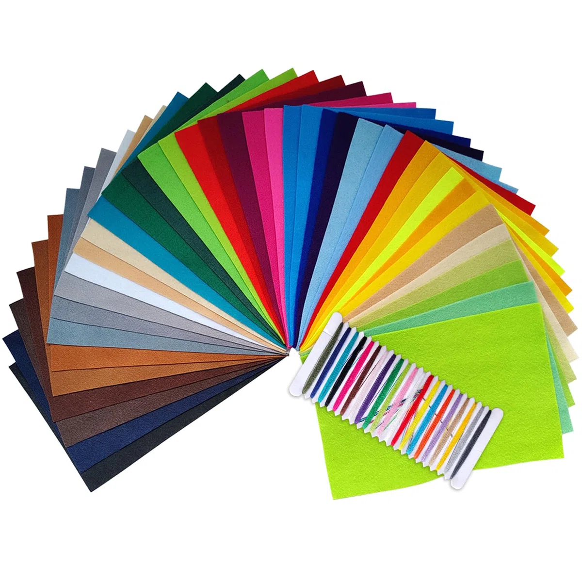 Feltro Artigianale, Foglio di Feltro 40 colori, Tessuti per Cucire, Panno in Tessuti per Decorazioni Fai da Te e Progetti per Feste per Bambini (20x30cm)