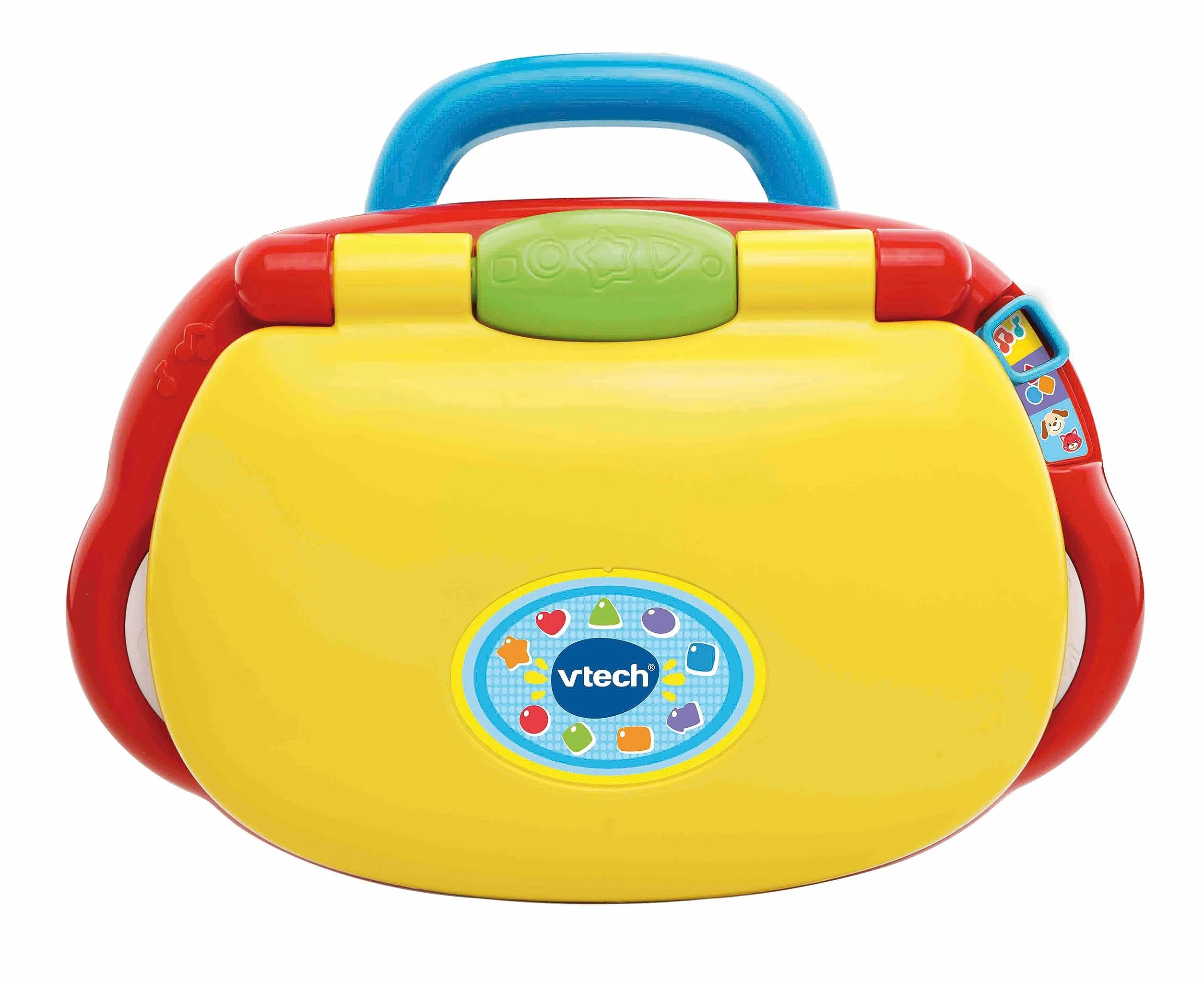 VTech Il Mio Super Computer, Computer Interattivo per Bambini, Computer con Mouse Effetti Luminosi, Pratica Maniglia, Gioco Bambino con Animali e Musica, Lingua Italiana, Batterie Incluse, 12-36 Mesi
