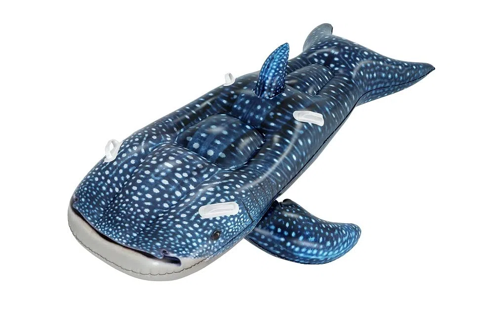 Bestway 41482 Cavalcabile gonfiabile per bambini a 2 posti Whaletastic Wonders