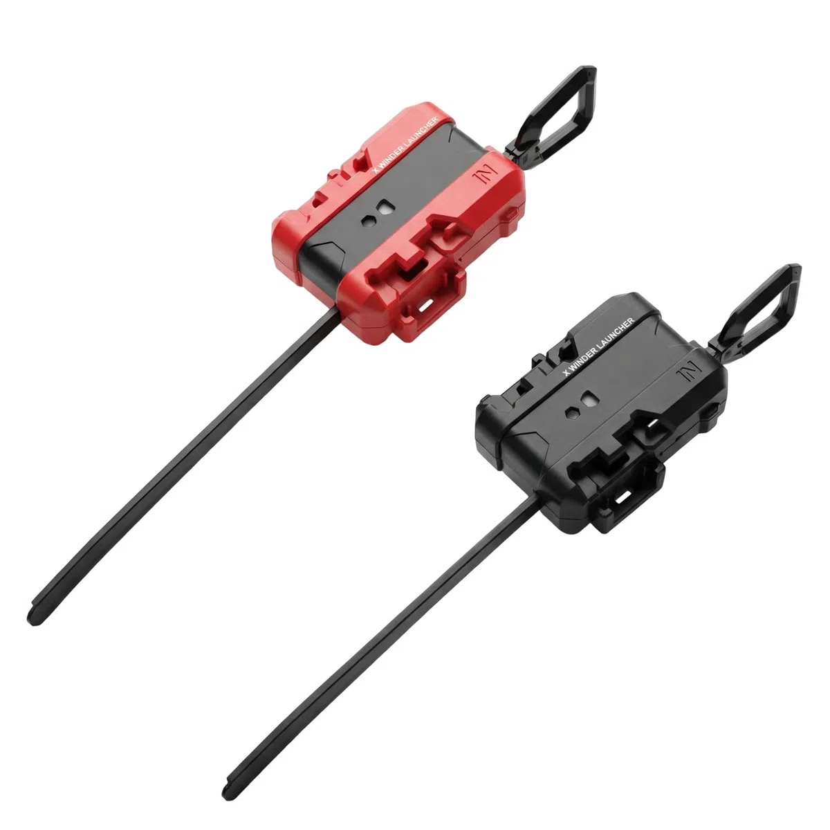 Lanciatore per X, Launcher Trottola per X, Trottola per Beybl ade X con Lanciatore, Compatibile con Giroscopi Serie X, Nero Rosso Set