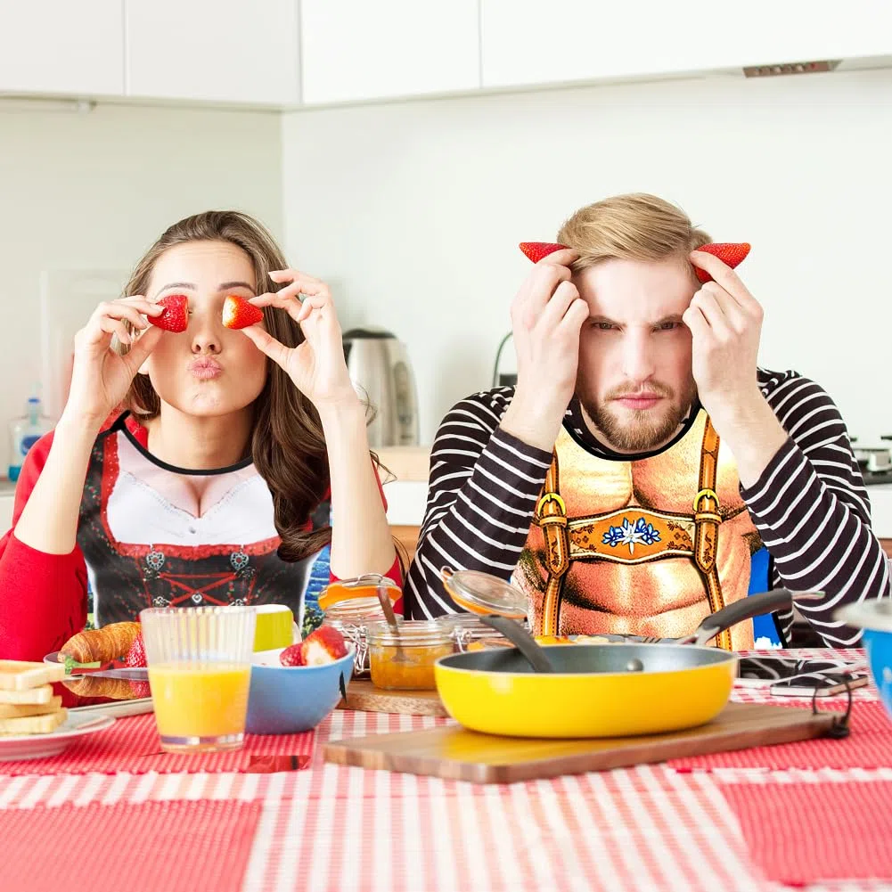 EQLEF Bavaglini Adulti Divertenti, Bavaglino Adulti Scherzo per Gli Uomini Donne Lavabili Bavaglini per Adulti Divertenti Bavaglia Adulto Simpatica per I Regali di Festa