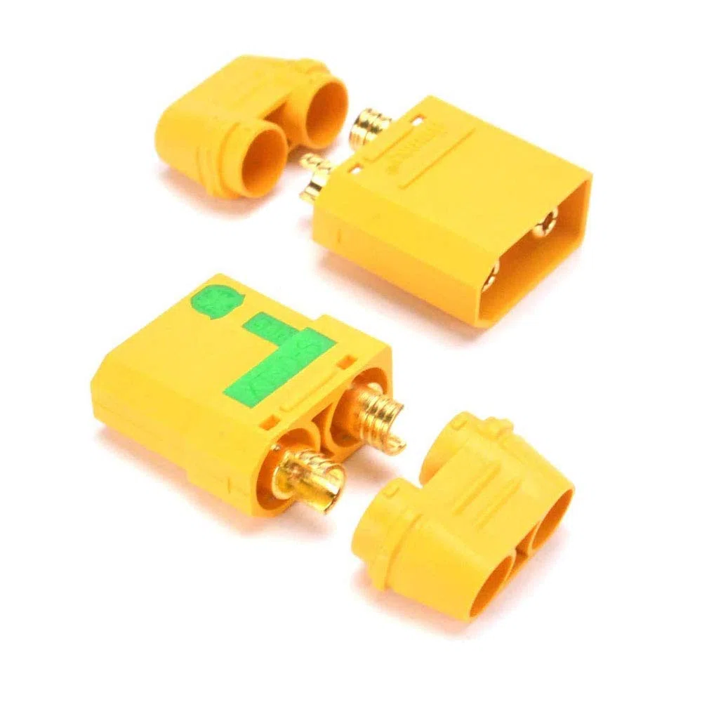 5Paia Amass Anti-Scintilla XT90S XT90-S XT90 Connettore Maschio Femmina Adattatore per Batteria ESC e Caricatore Cavo per RC Auto Camion Drone Quadcopter Brushless Motor FPV Batteria