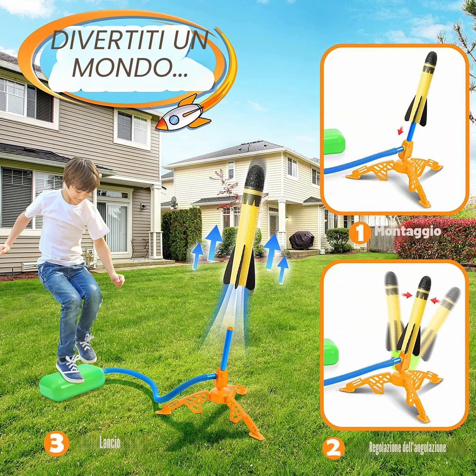 DejaNard Giocattoli per Razzi Spaziali, Giochi di attività per Bambini