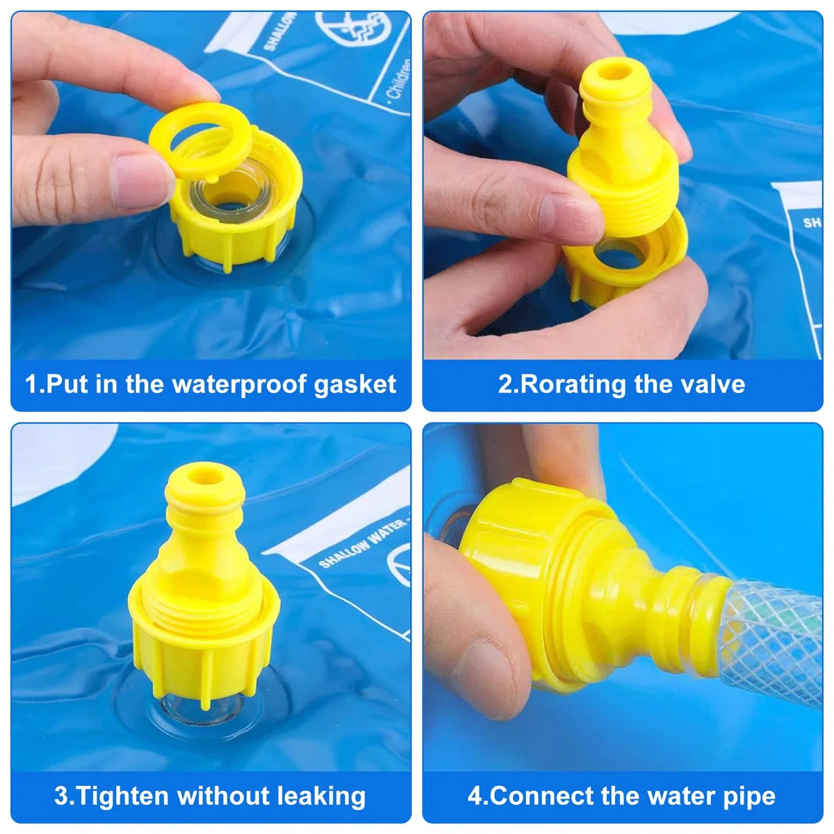 Tappetino Spruzzatore Acqua per Bambini e Cani, 170 cm Piscina Gonfiabile Estiva da Giardino - Gioco Rinfrescante per Esterno, Ideale 2-3 Anni