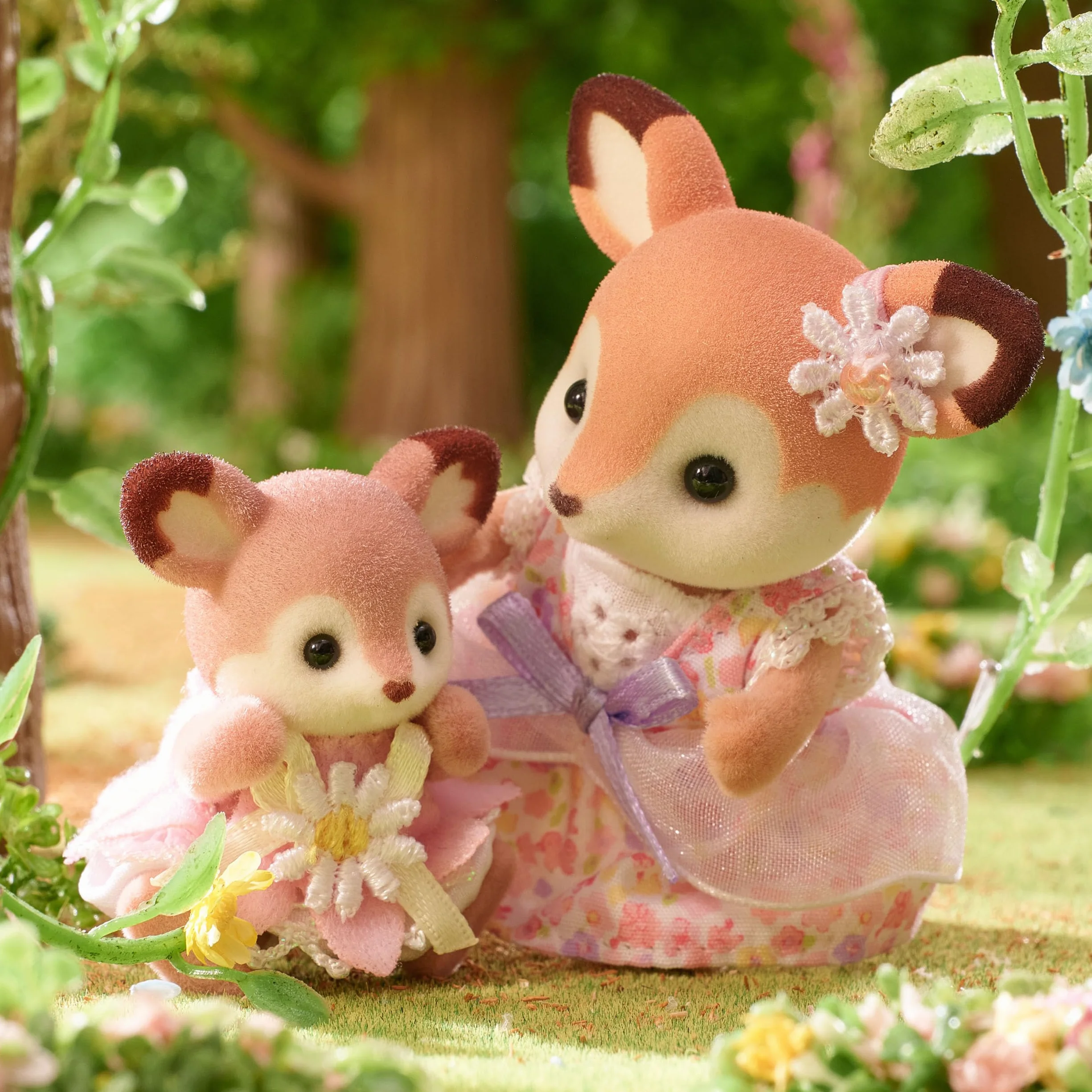 Les bébés Biche et balancelle - SYLVANIAN FAMILIES - 5801
