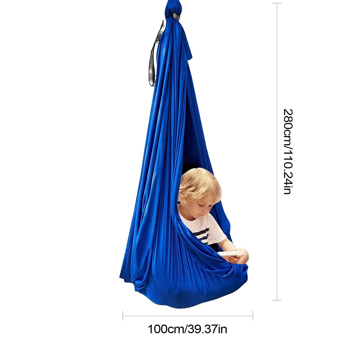 Amaca a dondolo, sedia sospesa, con d'aria, morbida e sicura con elevata capacità di peso, facile da installare, perfetta per camera da letto, asilo, patio, aula campeggio