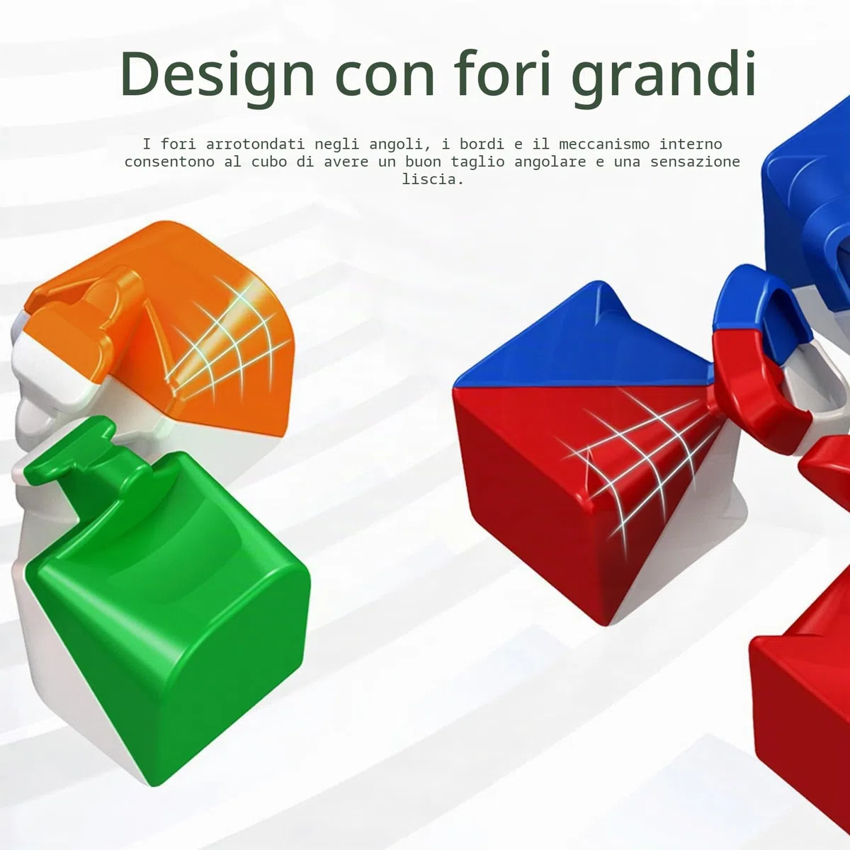 Speed Cube, MOYU Meilong M 2x2 Cubi di Velocità Originale Durevole e Flessibile Puzzle Cube Rompicapo per Bambini Appassionati