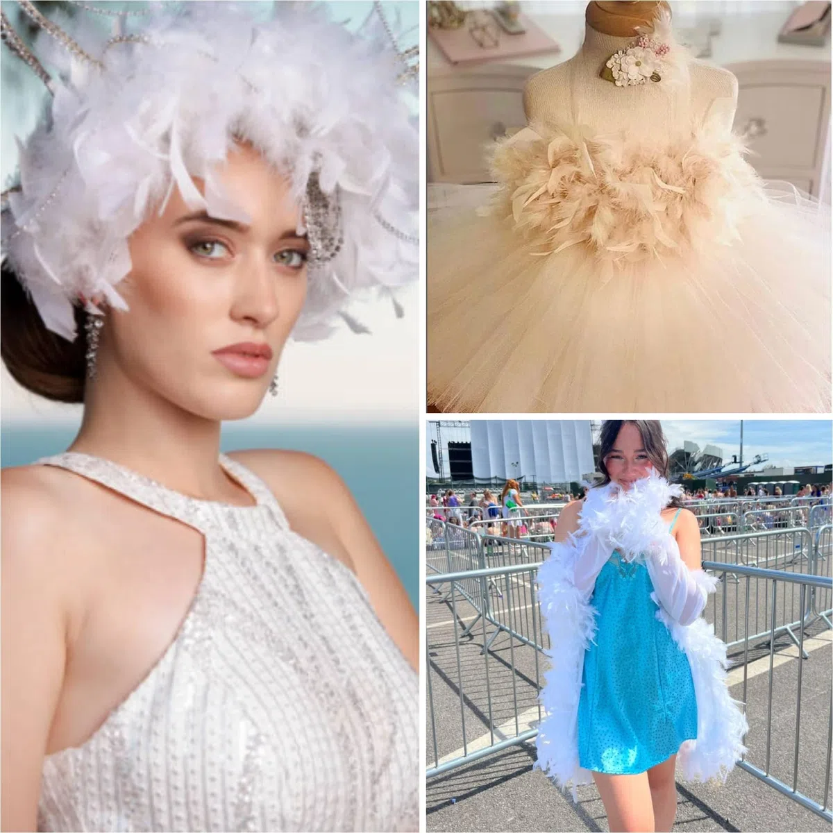 Boa di piume da 60 g, 18,8 m, per feste, Natale, matrimoni, centrotavola, costumi, concerti, animali domestici e decorazione della casa