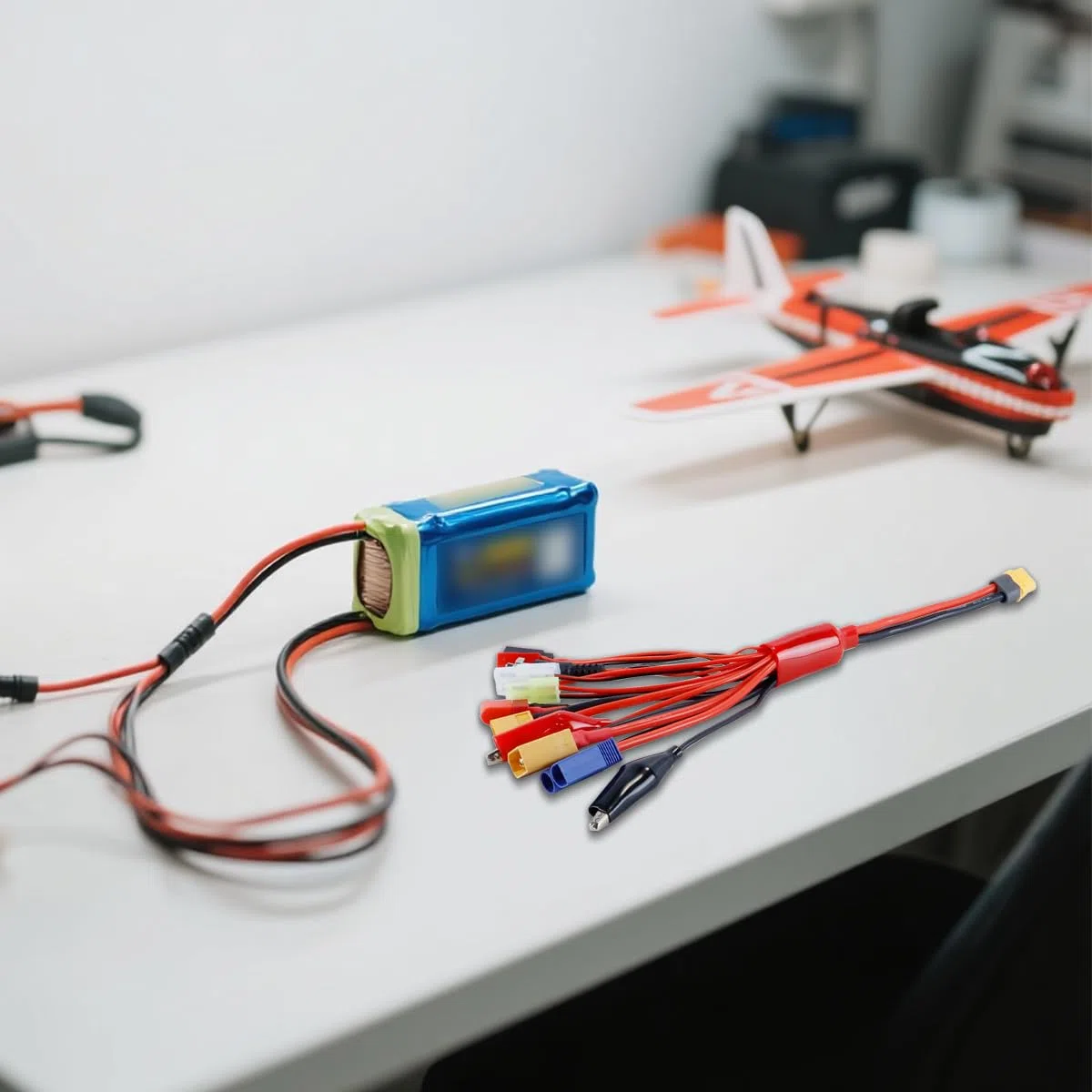 Adattatore Per Caricabatterie RC Lipo, Connettore 10 in 1, Cavo Multi Splitter, Spine XT60H, Cavo Di Conversione Per Futaba, JST, XT90, XT60, XT30, EC3, EC5
