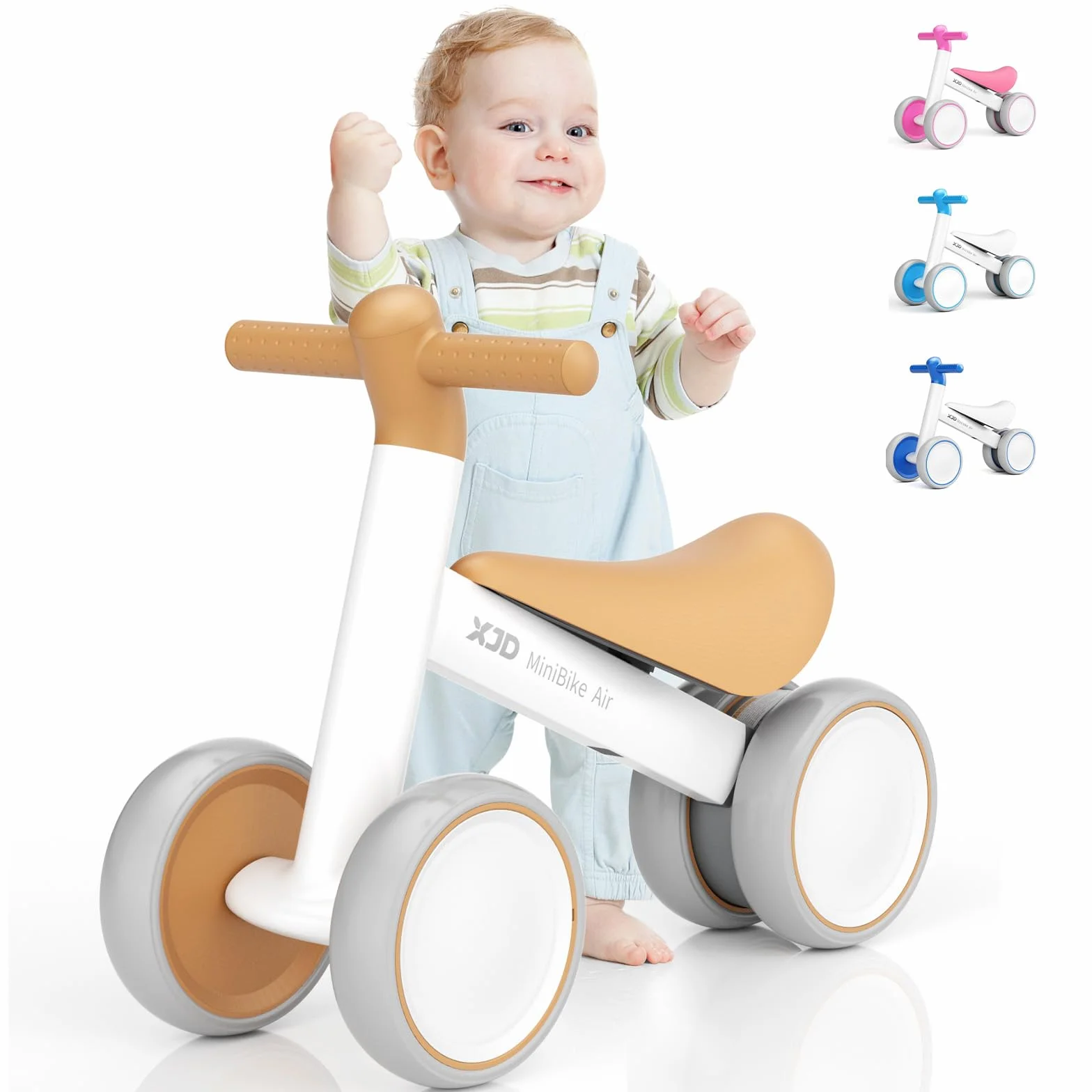 XJD bici da corsa da 1 anno giocattolo bici da corsa per 10-24 mesi bambino apprendimento bici mini con 4 ruote Toddler bici senza pedali prima bici da corsa per il regalo