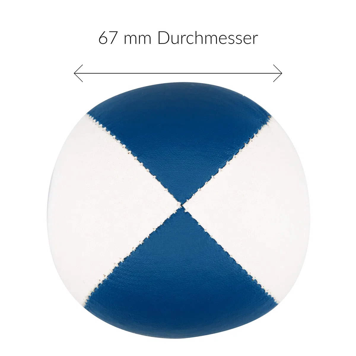 Set di 5 Palle da giocoliere Diabolo Premium Soft Juggling Balls Bicolore - 67mm Ø ✓ Palla da giocoliere ✓ Water Repellent ✓ Morbida Similpelle I Set di Giocoleria per Giovani e Adulti