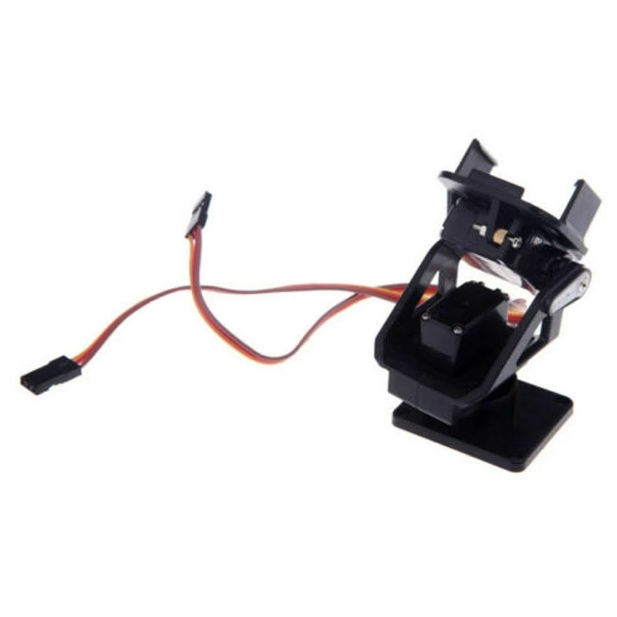 TECKEEN Staffa per Gimbal a 2 Assi con Servo PTZ Piattaforma per Telecamera Pan/Tilt Anti-Vibrazione Set di Supporti per Telecamera per Aerei, Robot, Auto con Servo da 9g