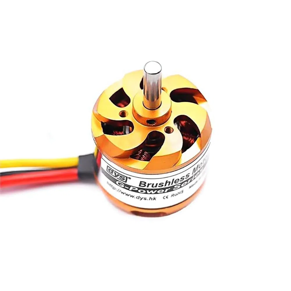 1 PZ DYS D3536 3536 750/910/1000/1250/1450KV 2-4S Lipo Brushless Motore FPV 5.0mm Albero 102g 35x36mm Multicopters RC Plane (D3536 1250KV)