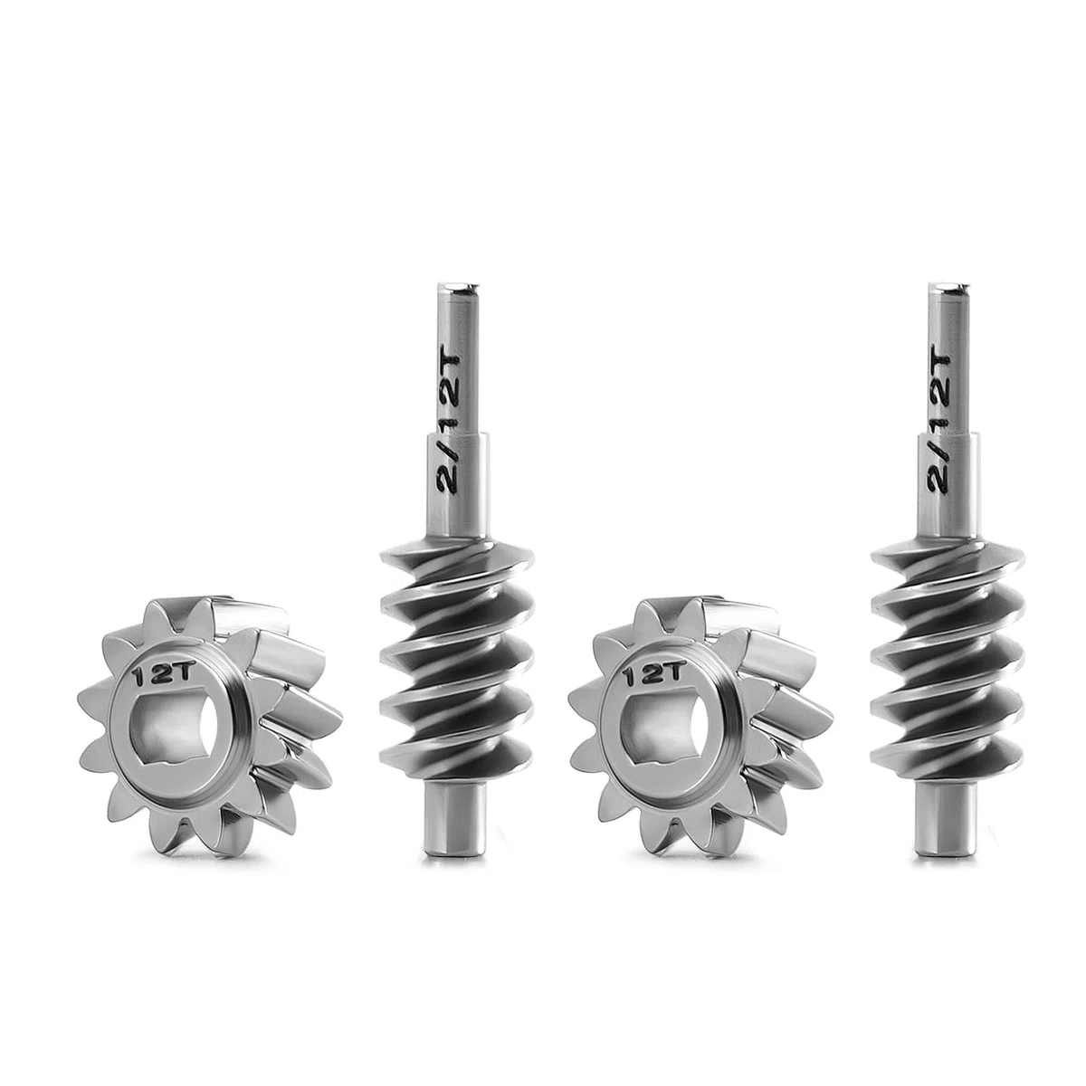 INJORA Set di Ingranaggi a Vite Senza Fine 2/12T RC per Axial SCX30 in Scala 1/30