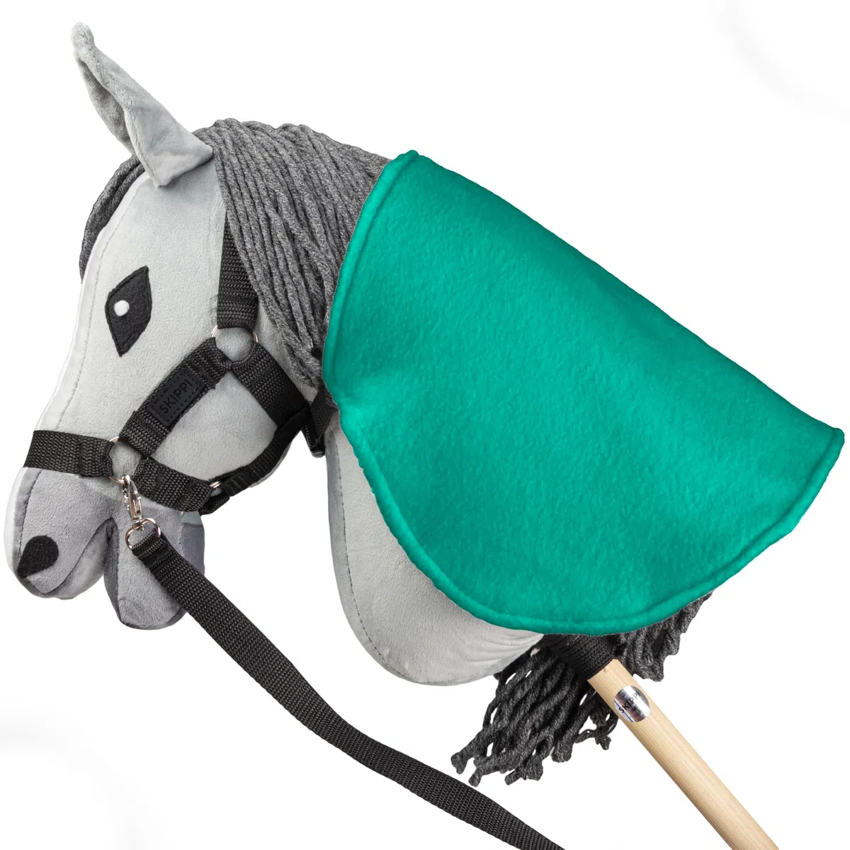 SKIPPI Coperta e Cuffietta per Hobby Horse - Menta, Hobby Horse Accessori
