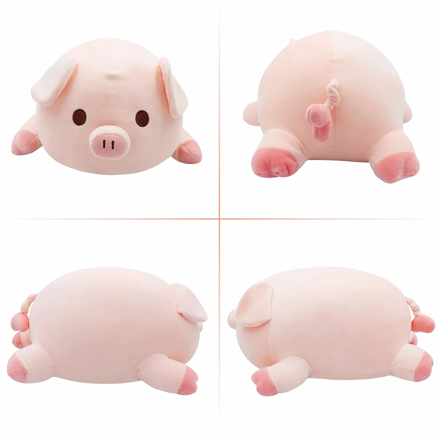 Fortuning's JDS Bellissimo giocattolo per bambole di maialino, cuscino per abbracciare per amici, in peluche per bambini, giocattolo per bambole, giocattolo di peluche, regalo di compleanno