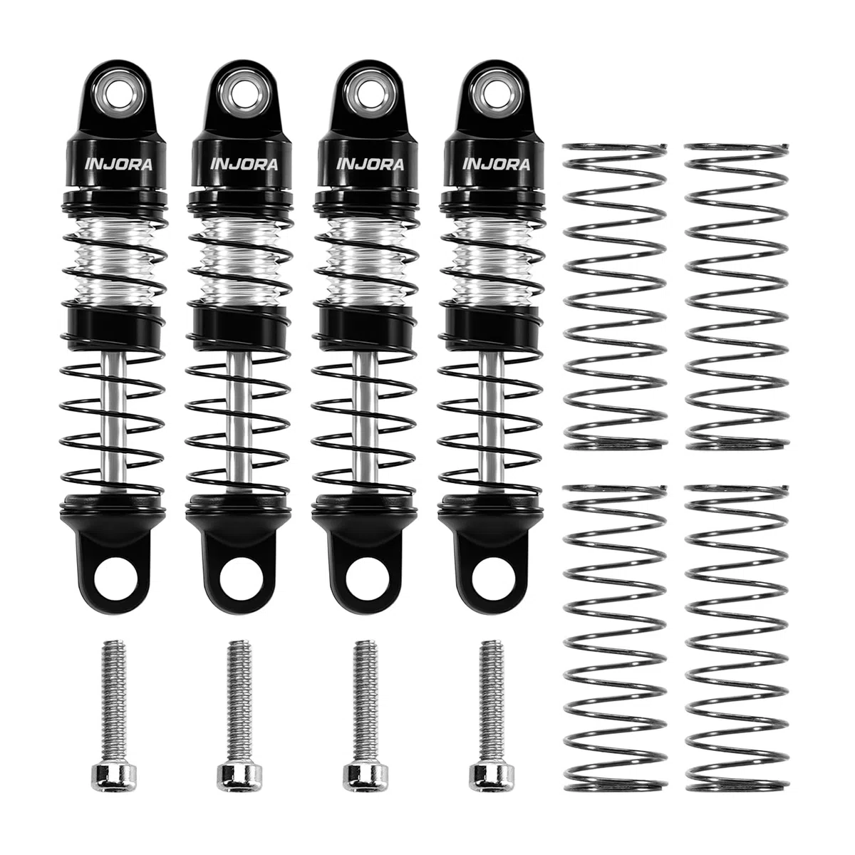 INJORA RC Ammortizzatori da 26mm in Alluminio per 1/30 Axial SCX30