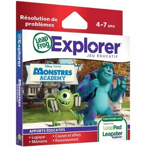 LeapFrog - 89033 - Gioco Educativo Elettronica - LeapPad/Leapster Explorer - Gioco - Mostri Academy