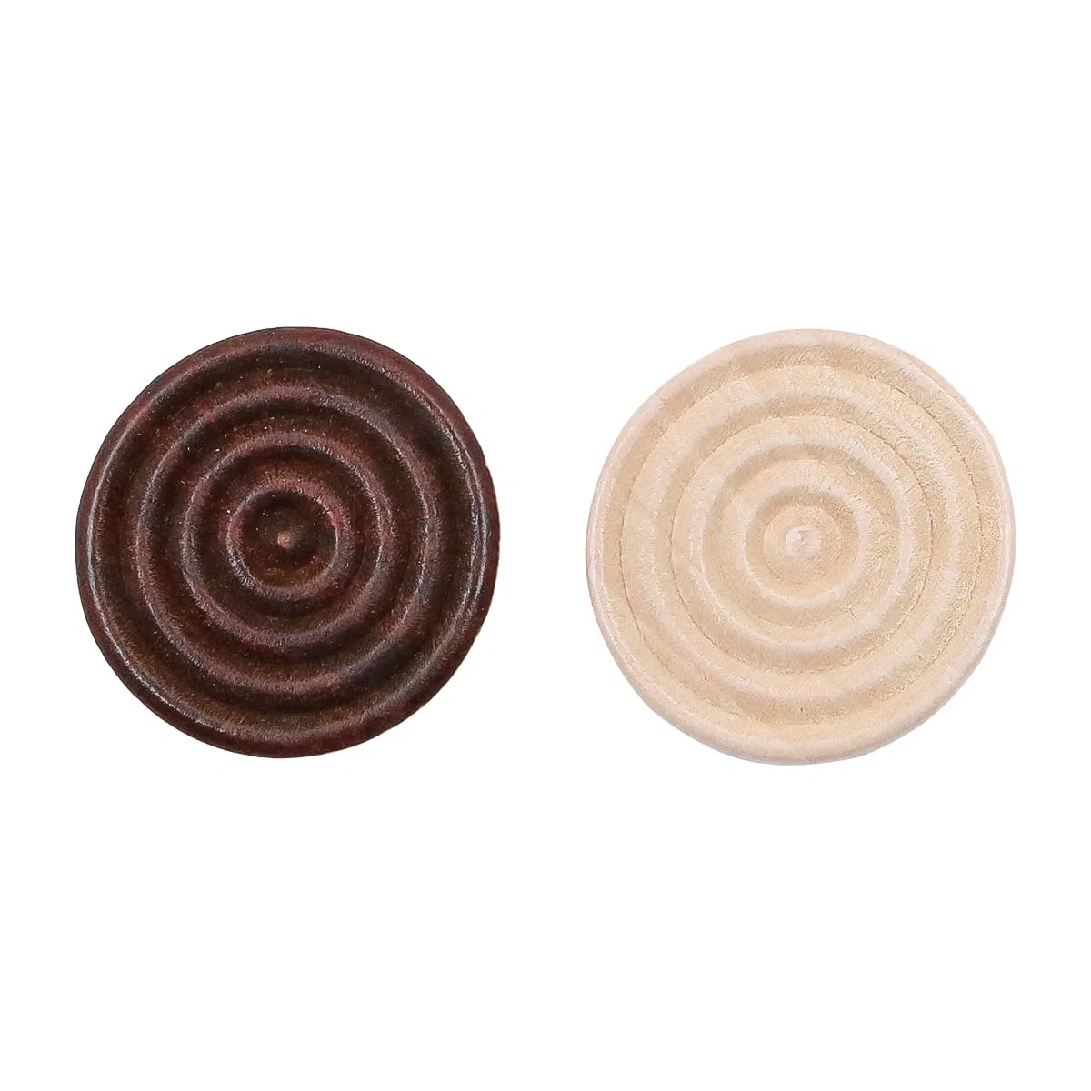 Alnicov 48 Pezzi Pezzi di Backgammon in Legno Pezzi di Dama in Legno Impilabili Pezzi di Ricambio per Giochi da Tavolo Accessori
