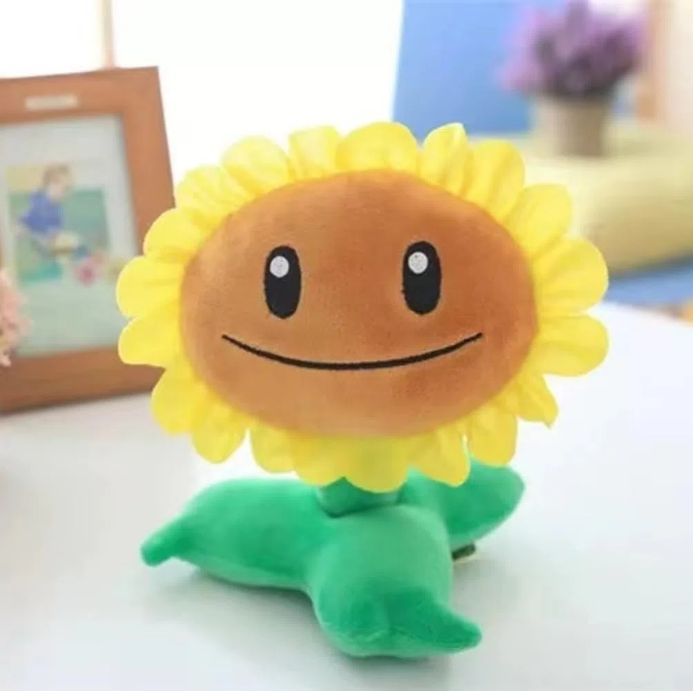 Giocattolo della peluche del girasole di simulazione di 20cm, cuscino del fiore del sole, regalo di compleanno dei bambini della bambola della peluche della pianta