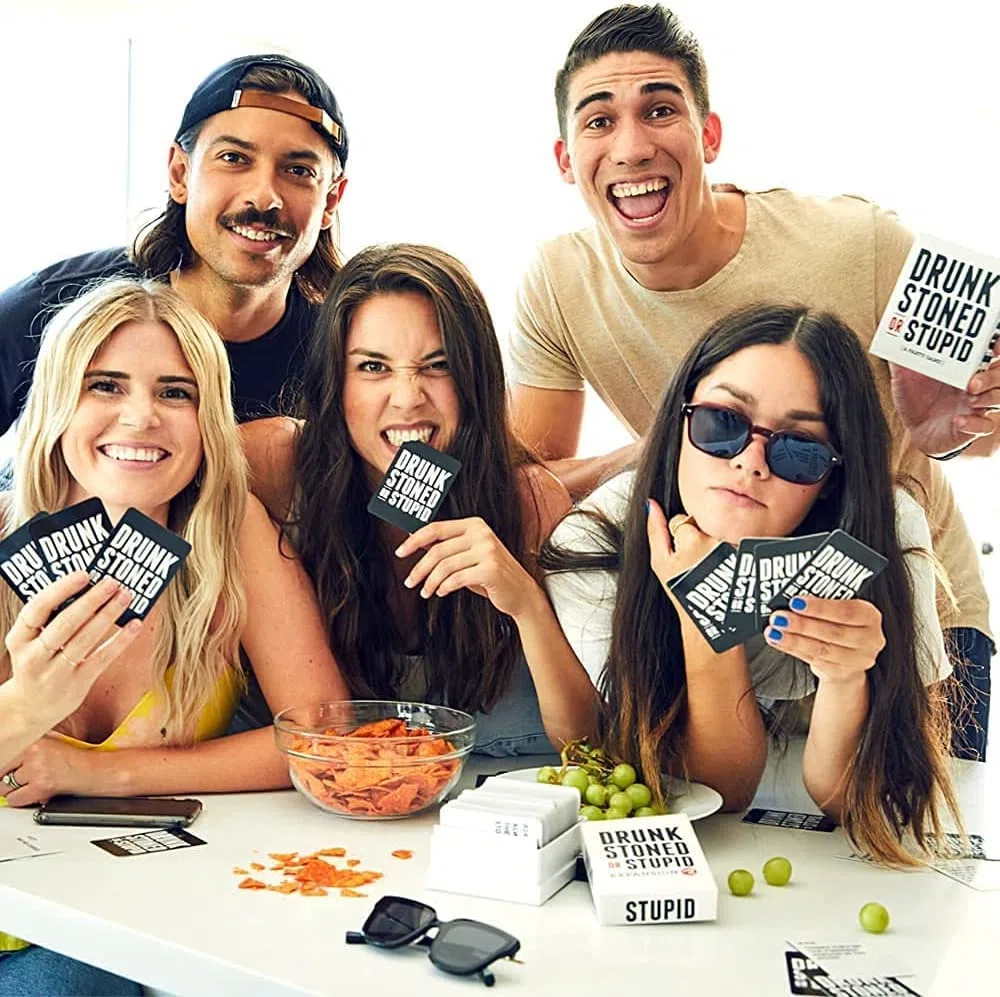 Asmodee - Drunk, Stoned or Stupid - Gioco di Carte, Party Game, Vietato ai Minori di Anni 18, Edizione in Italiano