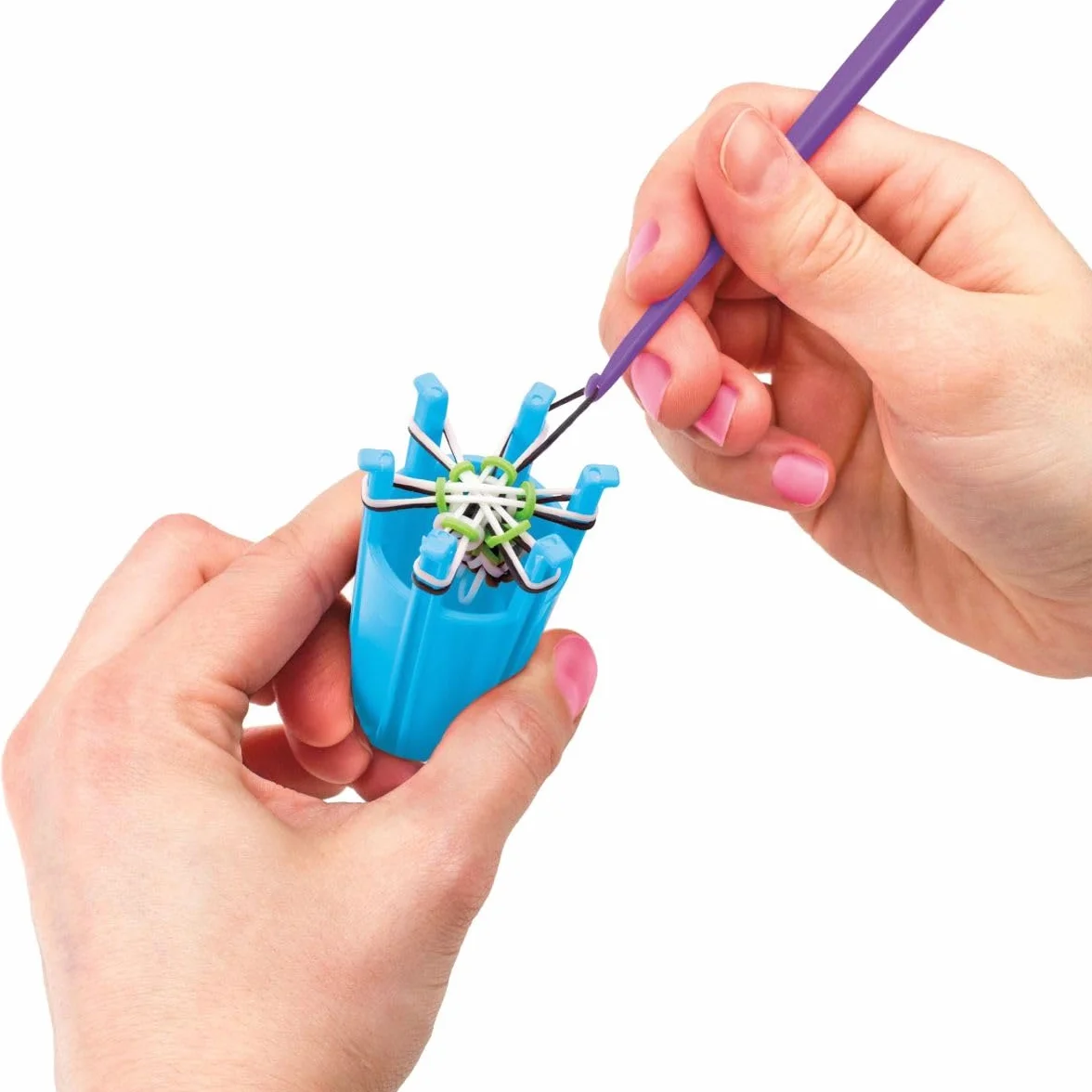 Lexibook, Laboratorio di Braccialetti Elastici Stitch Cra-Z-Loom, Blu, CRLOOM9D