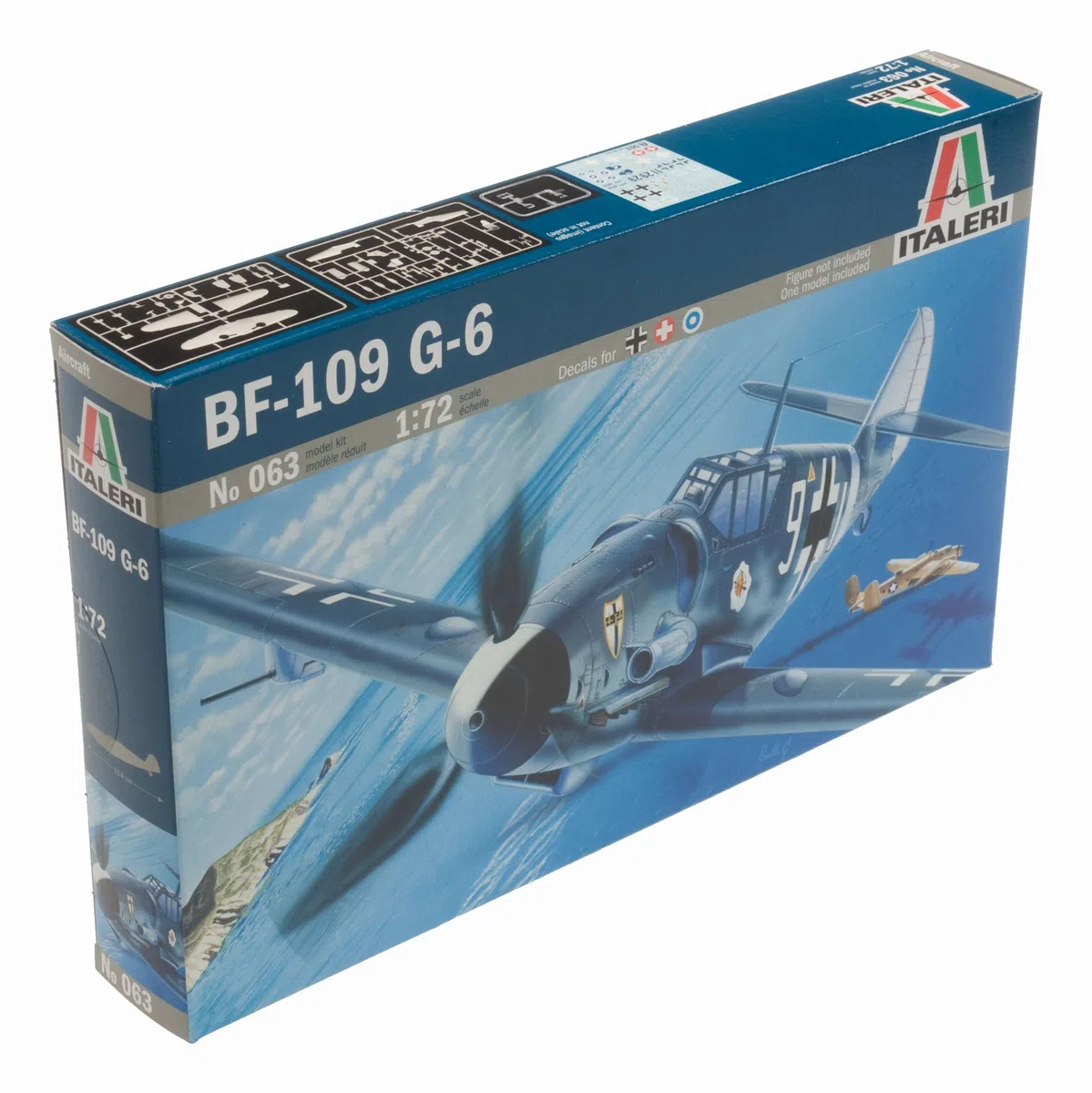 Italeri 0063 - Bf-109 G-6 Model Kit Scala 1:72