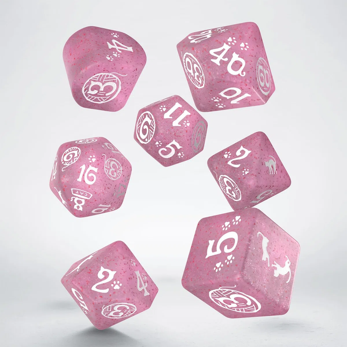 rcat07 - set 7 dadi - cats dice set: daisy