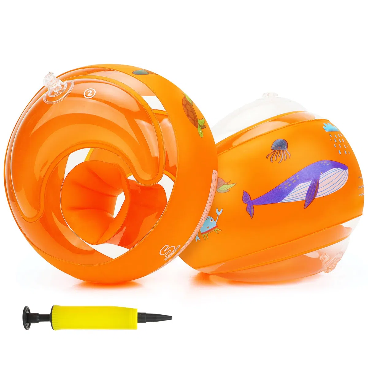 braccioli bambini Braccioli di Sicurezza per Bambini 1-6 Anni 10-25KG 3 Camere D'aria Indipendenti per l'allenamento in Spiaggia e Piscina