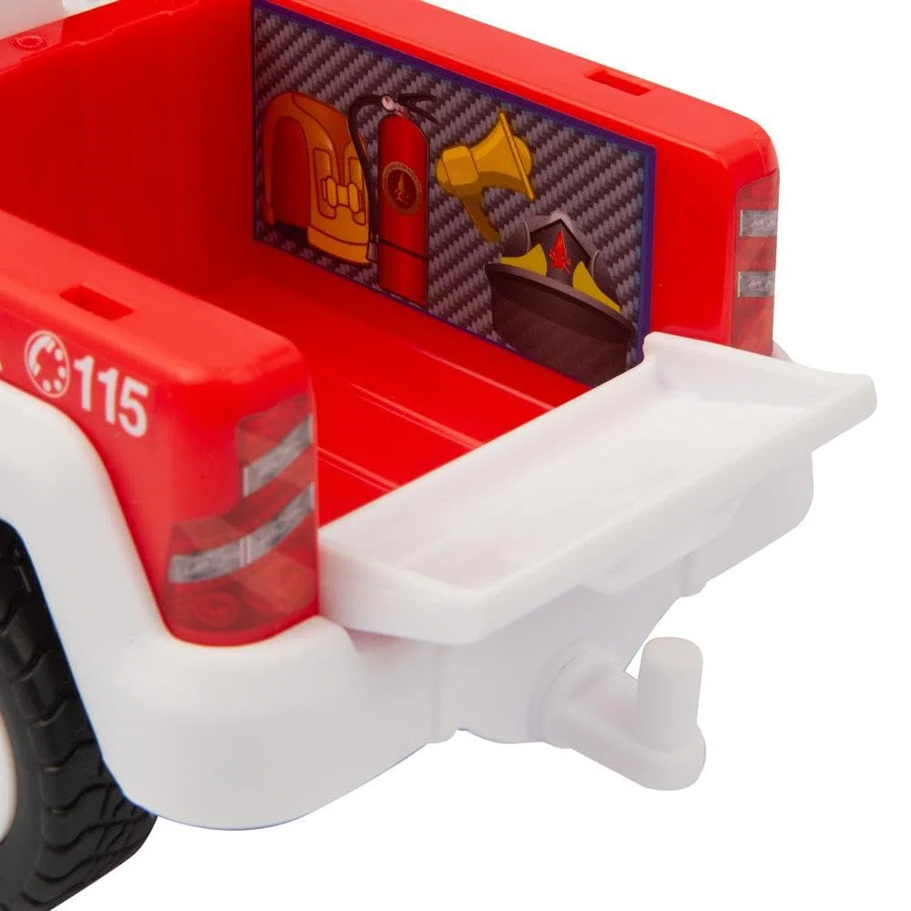 Giochi Preziosi Vigili Del Fuoco - Fuoristrada Dei Vigili Del Fuoco Giocattolo, Veicolo A Ruota Libera, Personaggio Da 7 Cm Articolato Incluso, Ricco Di Accessori, Per Bambini A Partire Dai 4 Anni