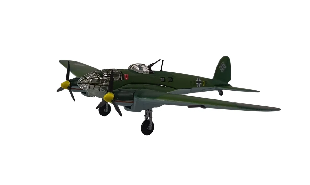 OPO 10 - Bombardiere Heinkel He 111, Riproduzione in Scala 1/144 di Un Aereo Militare della seconda Guerra Mondiale - B103