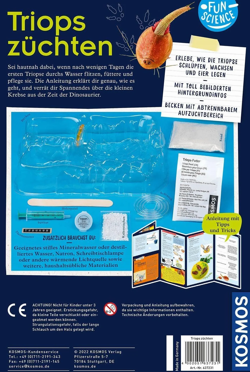 Kosmos Fun Science 637231 - Kit per esperimenti per Principianti e Bambini a Partire dagli 8 Anni