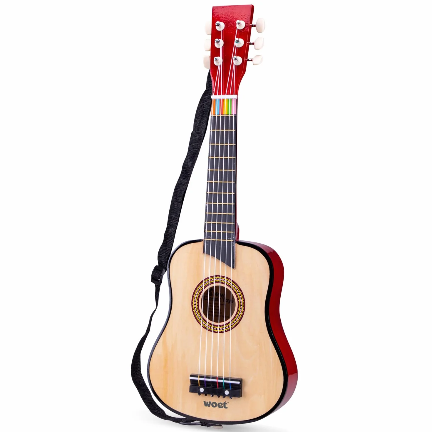 Woet® 6 Corde in Nylon di Ricambio per Chitarra Giocattolo, Ricambio, Compatibile con Chitarre Woet & New Classic Toys Modello 10341-10349