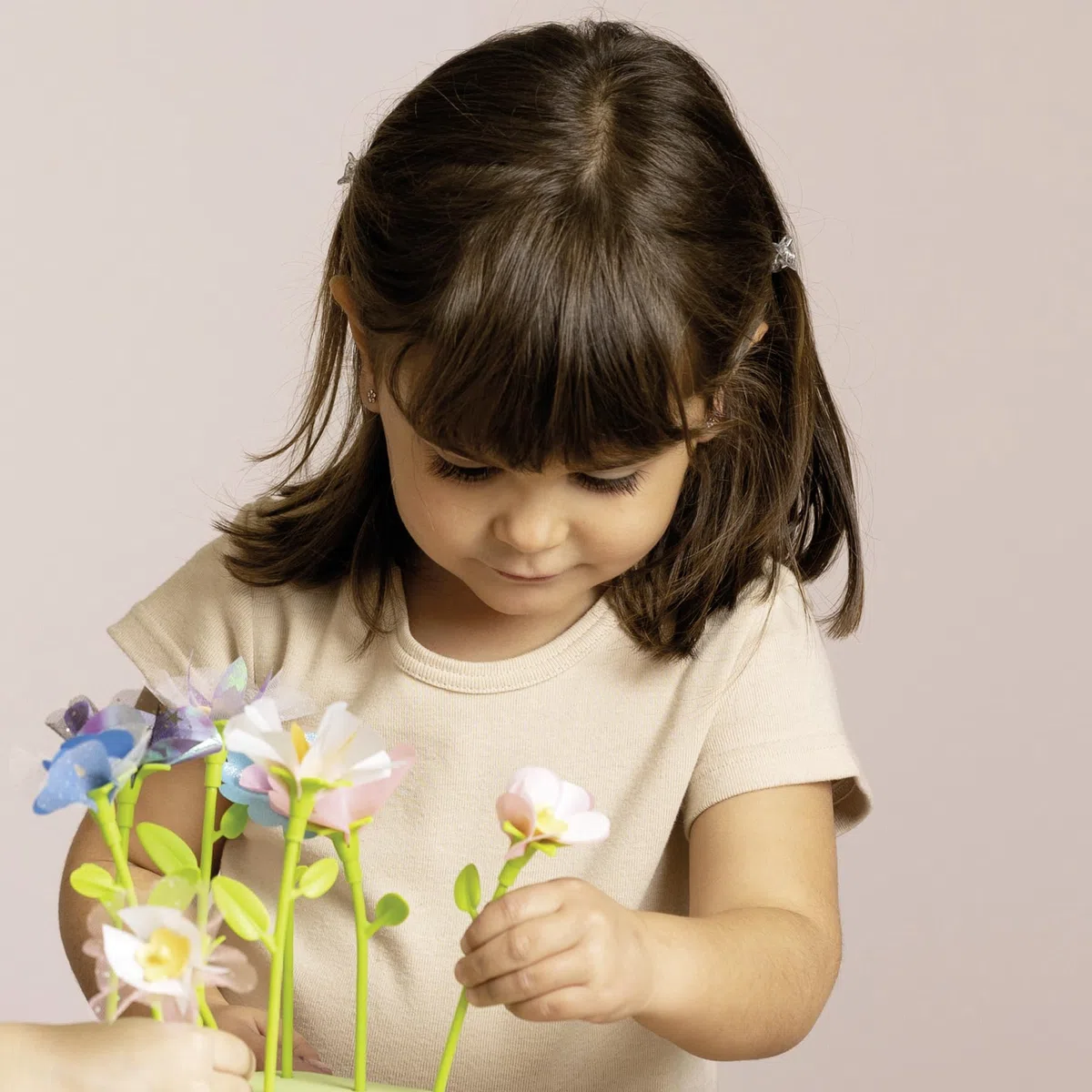 Smoby - Flower Market Set Refill, 7600350408, Ricarica 16 Fiori, +3 Anni