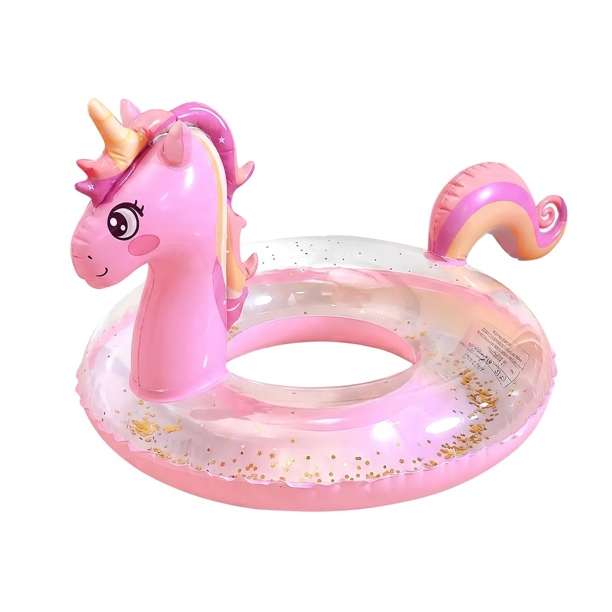 Salvagente Bambini, Salvagente Unicorno Fenicottero Pony Cigno, Ciambella Gonfiabile, 70/90 cm, Giochi Piscina, per Piscina e Spiaggia